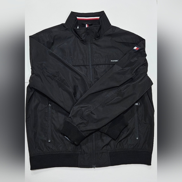 NWT Tommy Hilfiger Men's Legacy Water and Wind Resistant  Bomber Jacket Size L - Picture 4 of 11